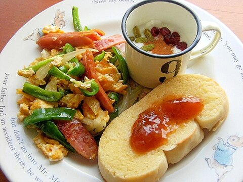 早い！栄養バランスＯＫ❤モーニングプレート♪